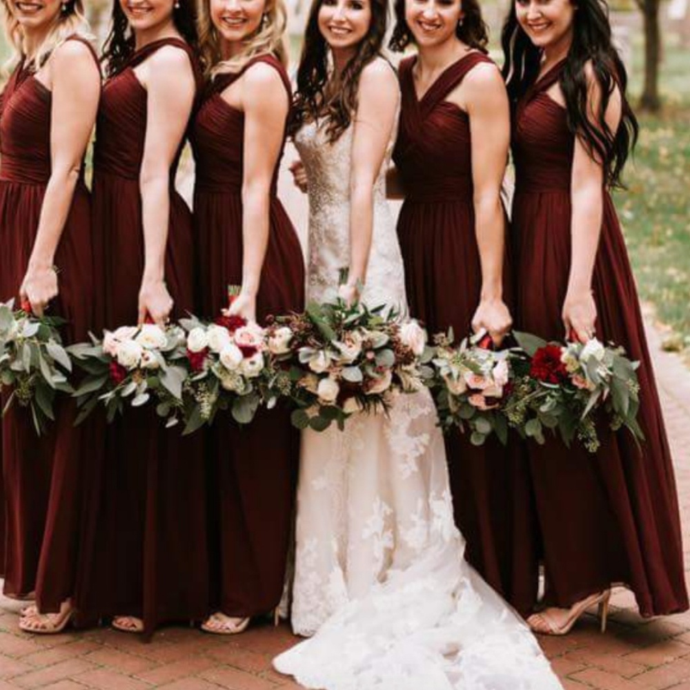Maroon dress